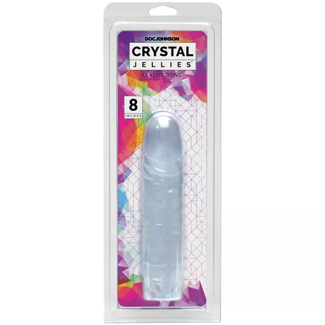 Crystal Jellies Classic Dong Dildo Clear at Spencer's