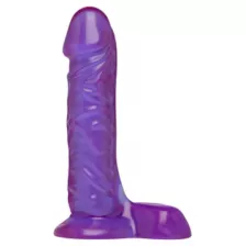 Crystal Jellies Super Ballsy Dildo - 7 Inch at Spencer's