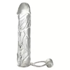 X-Tensions Super Vibrating Sleeve - 7.75 Inch at Spencer's