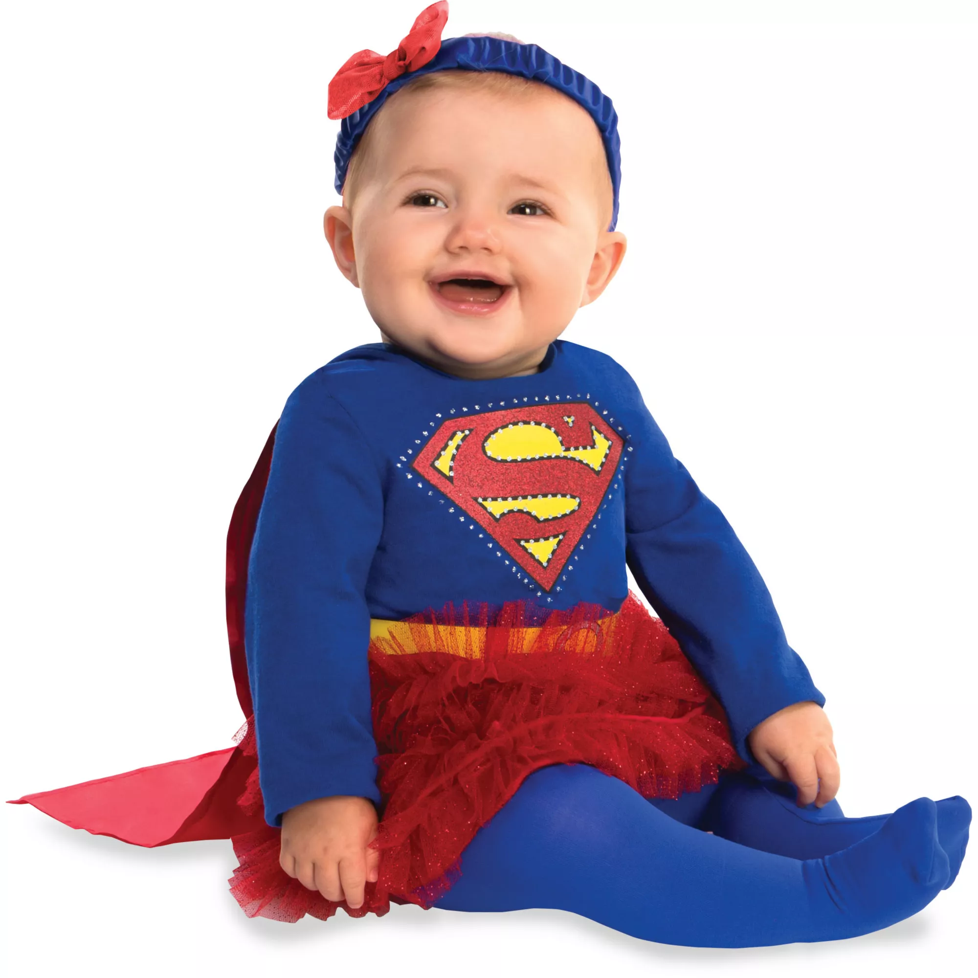 Supergirl Caped Dress Infant Costume at Spirit Halloween
