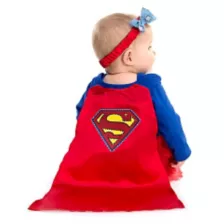 Supergirl Caped Dress Infant Costume at Spirit Halloween