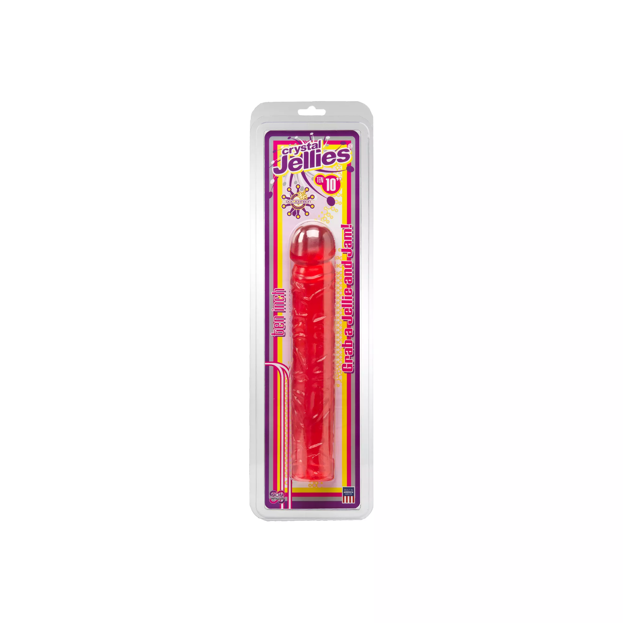 Crystal Jellies Dildo - 10 Inch - Pink at Spencer's