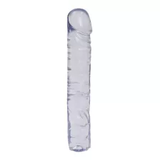 Crystal Jellies Dildo - 10 Inch - Clear at Spencer's