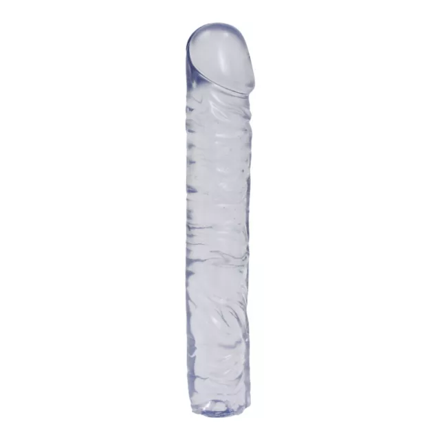Crystal Jellies Dildo - 10 Inch - Clear at Spencer's