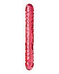 Crystal Jellies Double Dong Dildo - 12 Inch Pink