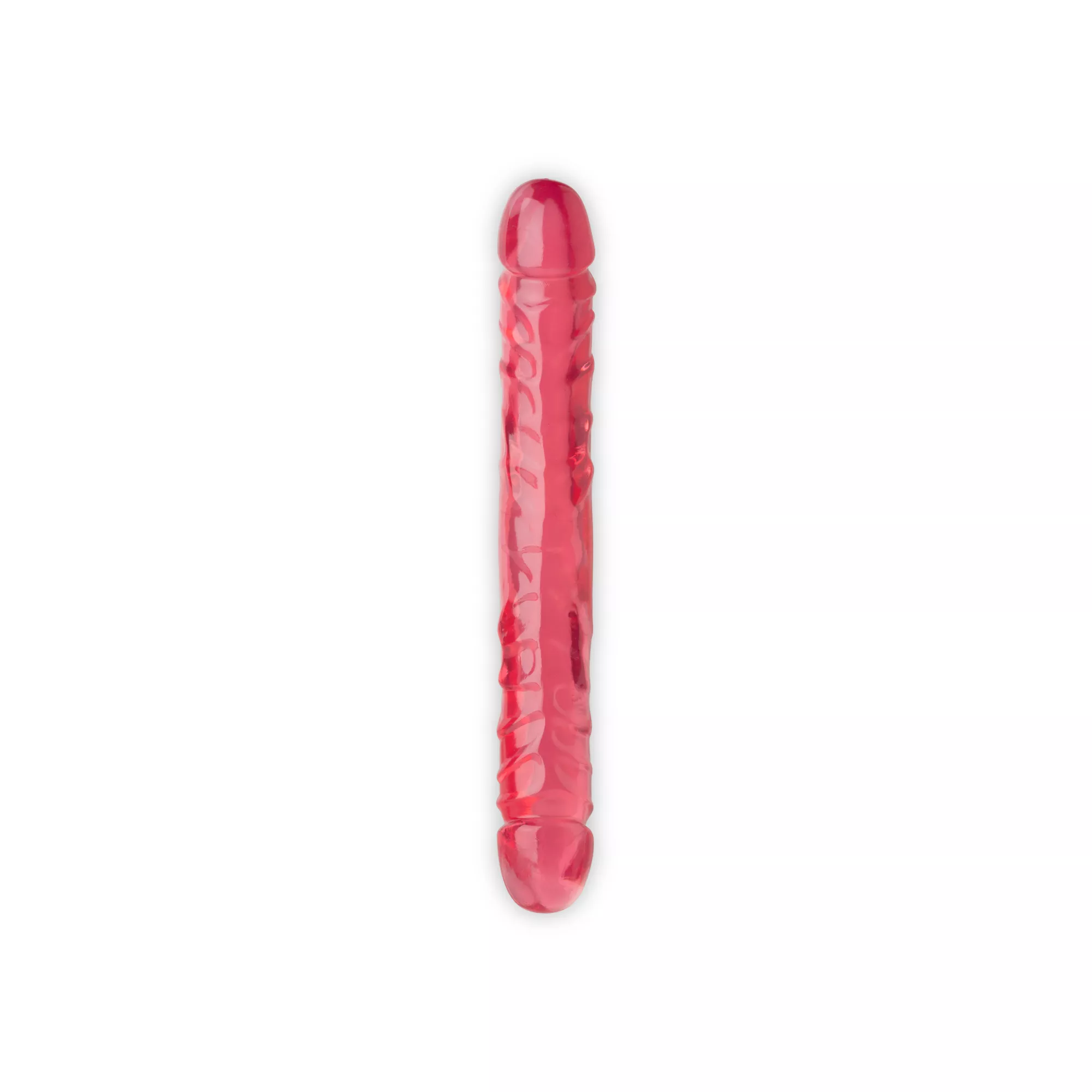 Crystal Jellies Double Dong Dildo - 12 Inch Pink