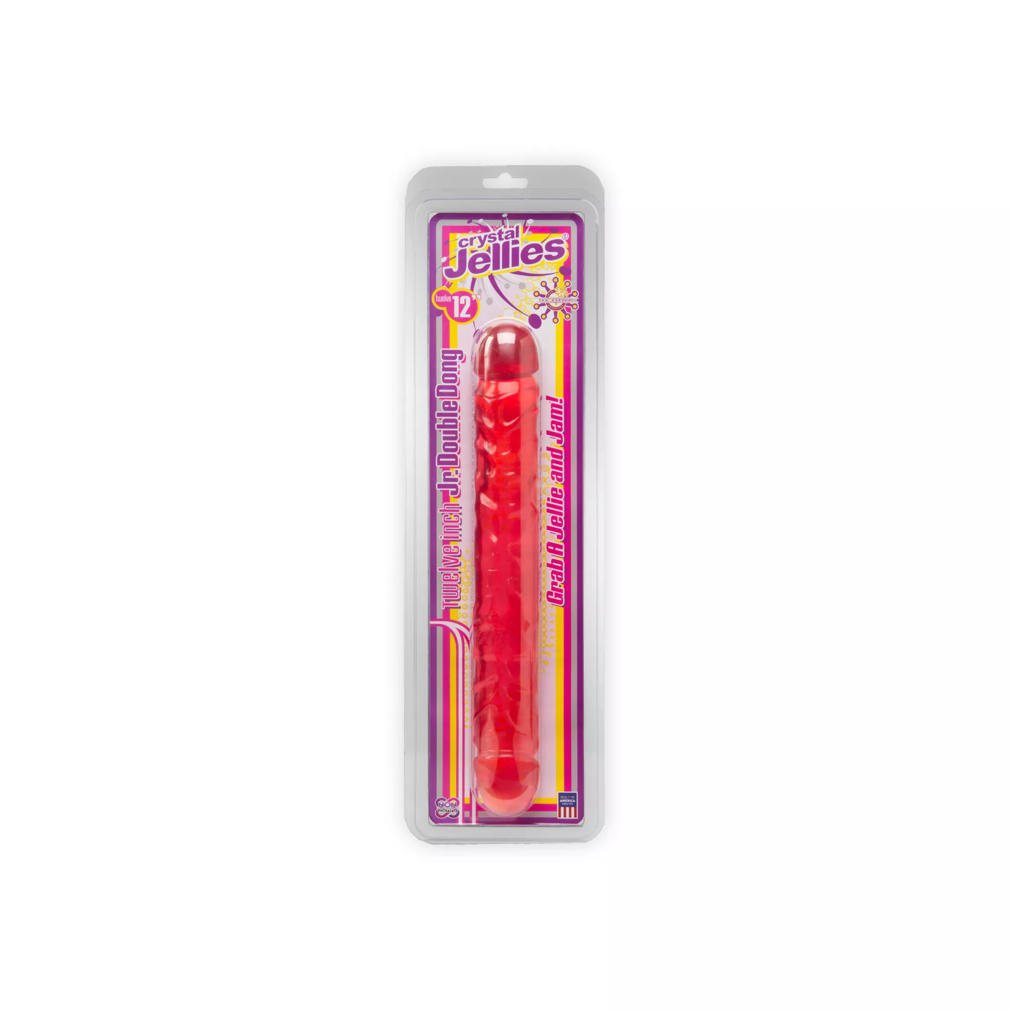 Crystal Jellies Double Dong Dildo - 12 Inch Pink at Spencer's