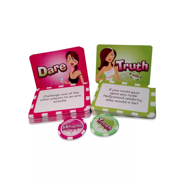 Flip, Sip, Truth or Dare Bachelorette Party Game at Spencer's