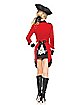 Adult Racy Red Coat Pirate Costume