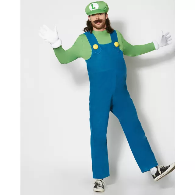 Adult Luigi Costume - Mario Bros at Spencer's