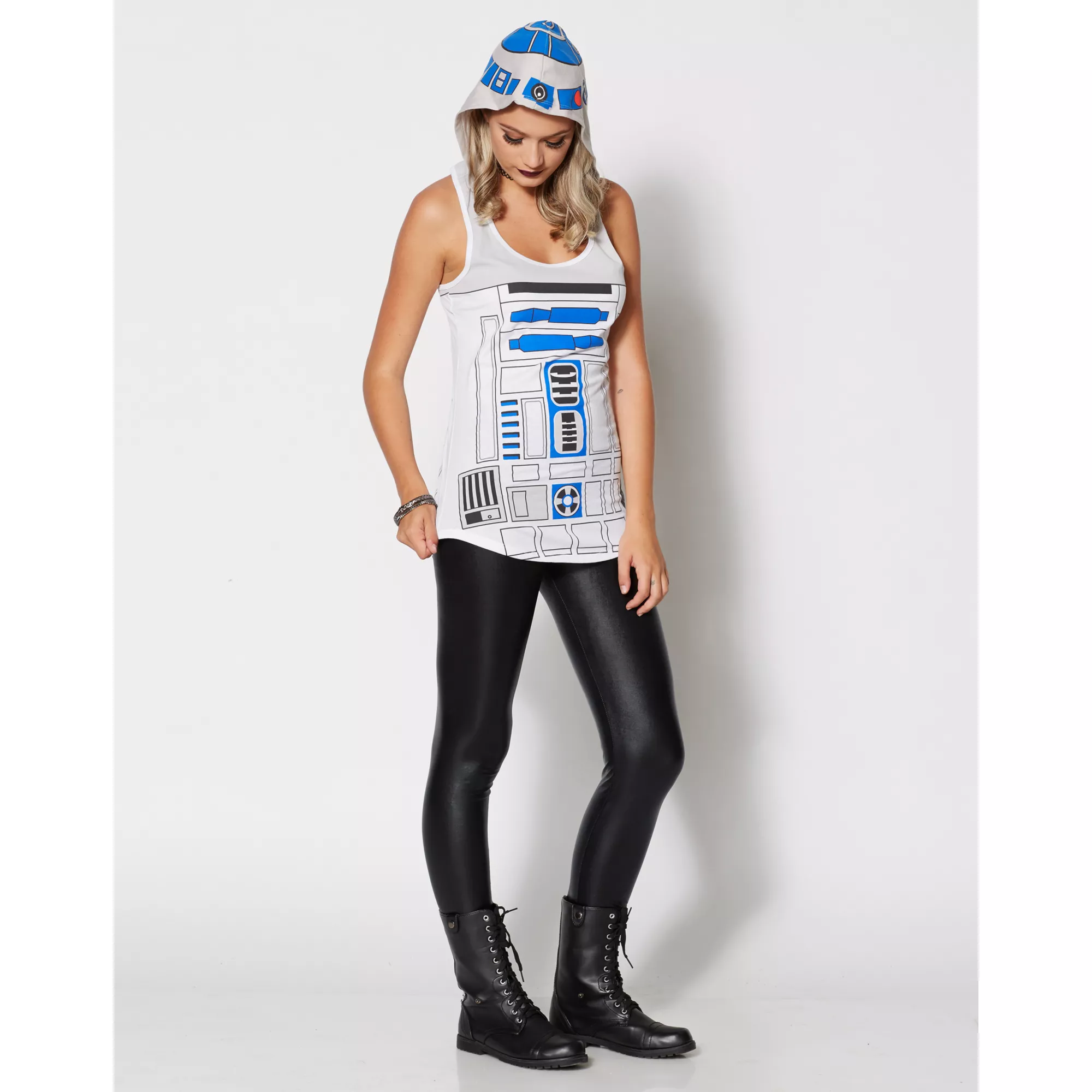 Hooded R2D2 Star Wars Tank Top at Spencer's