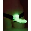 Unisex Hollow Strap-On Dildo 6.5 Inch Glow-in-the-Dark - Hott Love Extreme at Spencer's