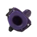 Unisex Hollow Strap-On Dildo 6.5 Inch Purple - Fetish Fantasy at Spencer's