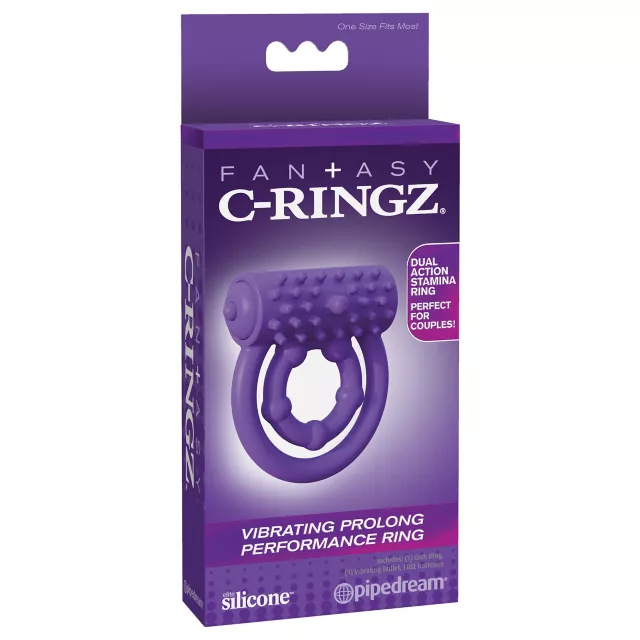 Fantasy C-Ringz Vibrating Prolong Performance Cock Ring at Spencer's