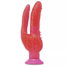 Waterproof Double Penetrator Vibrator - 9 Inch at Spencer's