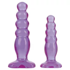 Crystal Jellies 2 Piece Butt Plug Trainer Kit at Spencer's