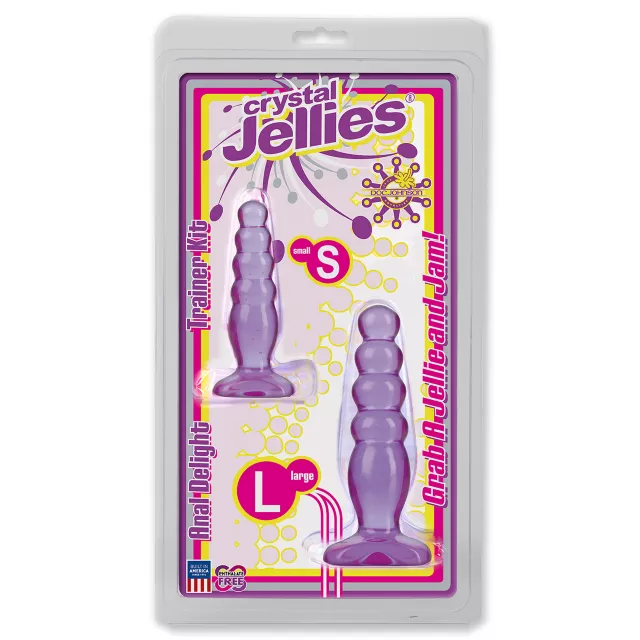 Crystal Jellies 2 Piece Butt Plug Trainer Kit at Spencer's