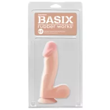 Basix Rubber Works Suction Cup Dildo - 6.5 Inch at Spencer's