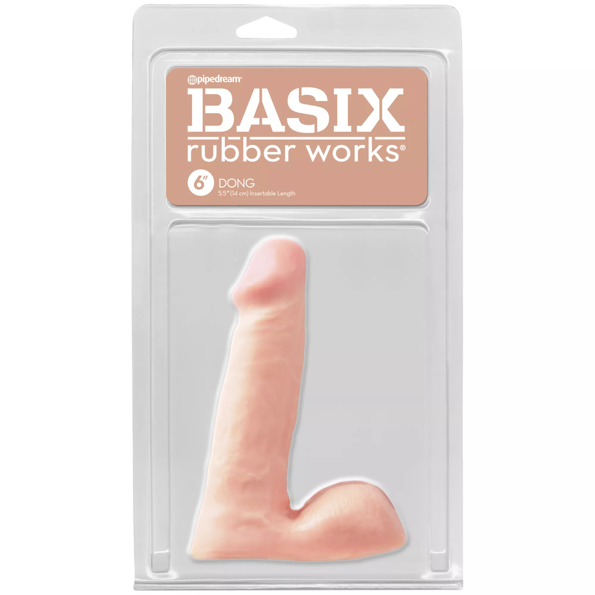 Basix Rubber Works Dildo - 6 Inch at Spencer's