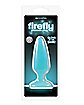 Firefly Glow-in-the-Dark Butt Plug - 4 Inch Blue