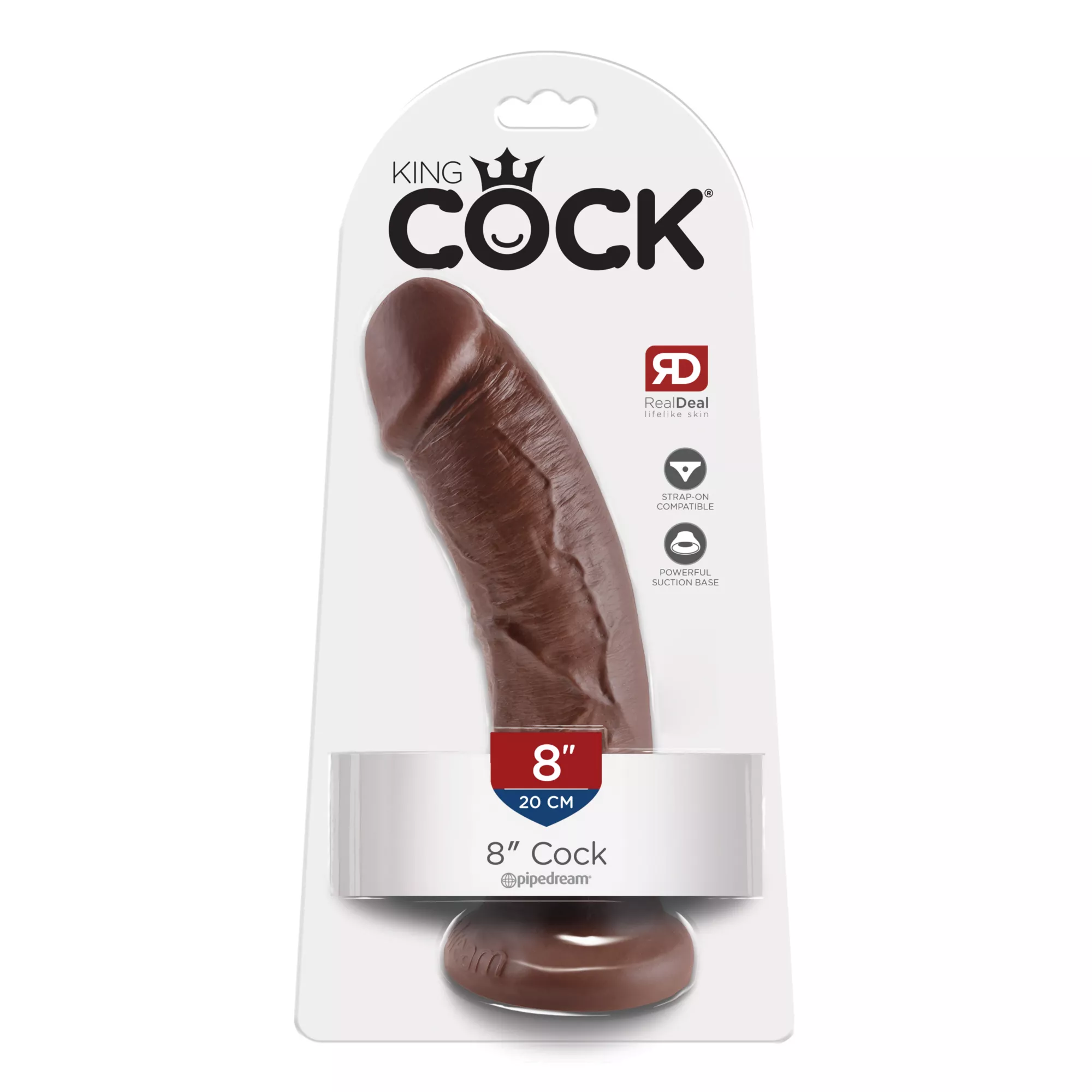 King Cock 8 Inch Suction Cup Dildo at Spencer's