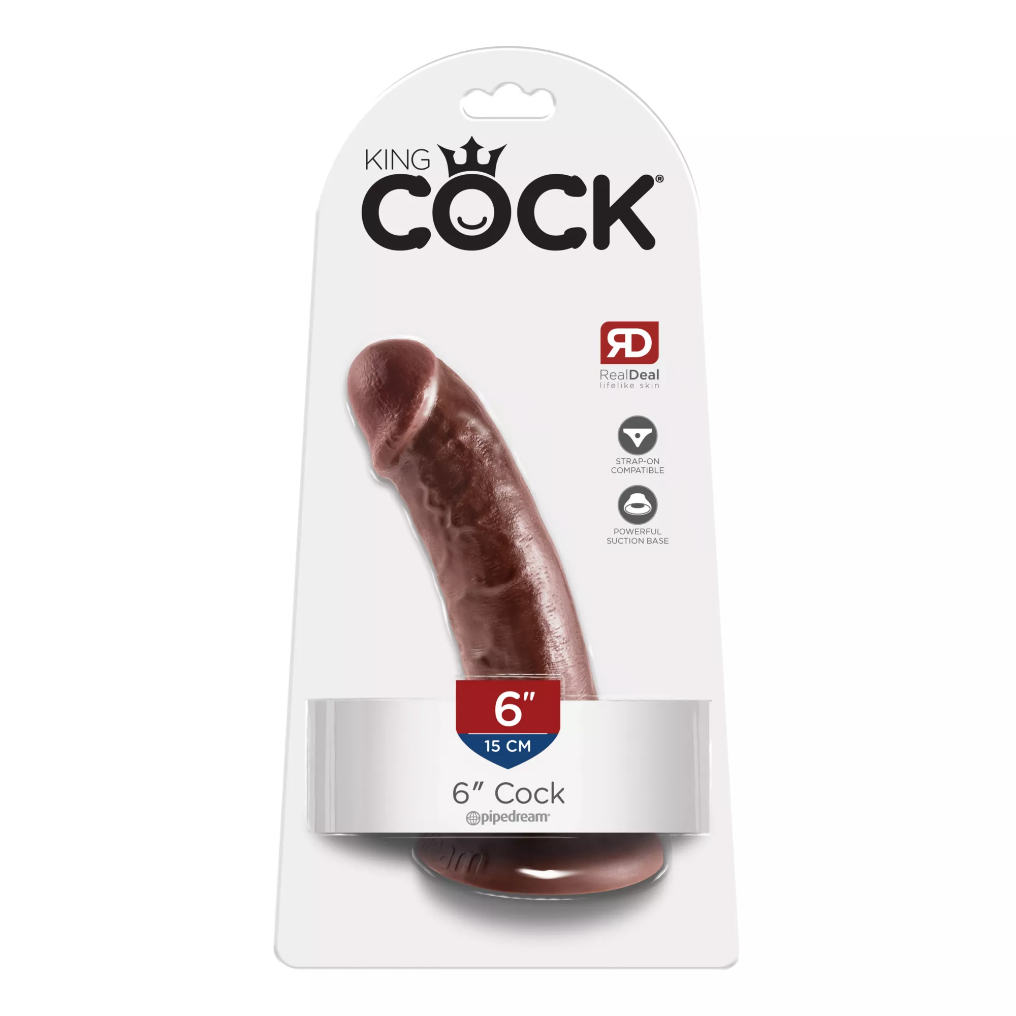 King Cock 6 Inch Suction Cup Dildo at Spencer's