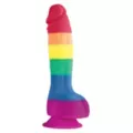 Colours Rainbow Pride Edition Dildo - 7 Inch at Spencer's