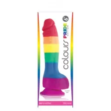 Colours Rainbow Pride Edition Dildo - 7 Inch at Spencer's