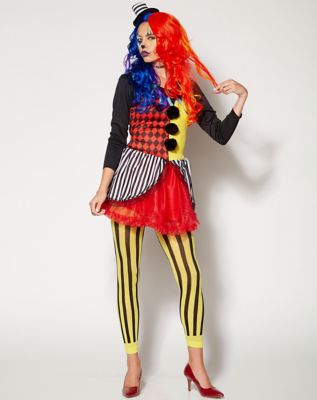 Adult Freak Show Clown Costume Spencers