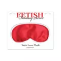 Satin Love Mask Red - Fetish Fantasy at Spencer's