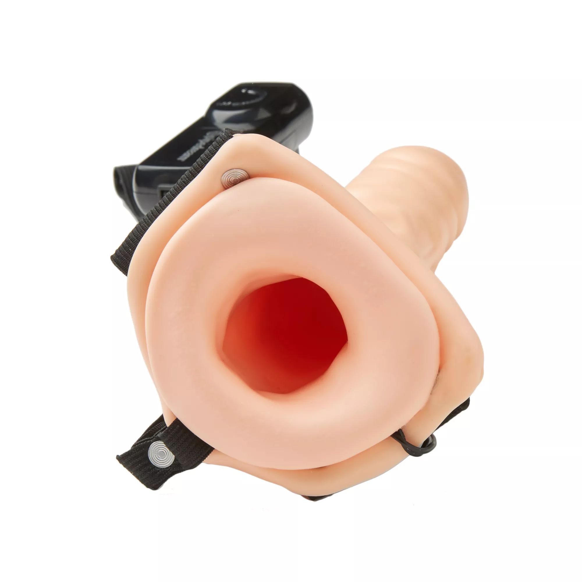 Vibrating Him Her Hollow Strap-On 6.5 Inch - Fetish Fantasy at Spencer's