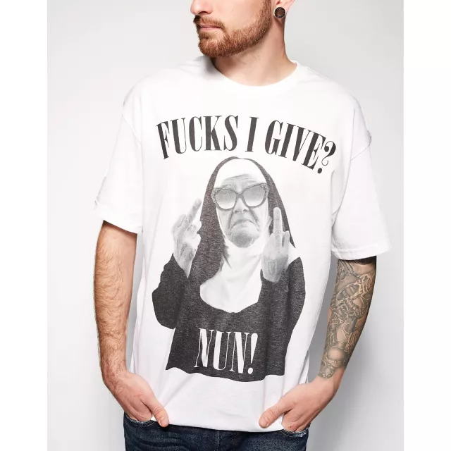 Fucks I Give Nun T Shirt at Spencer's