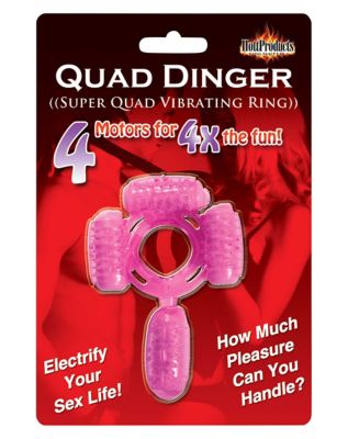 Quad Dinger Vibrating Cock Ring