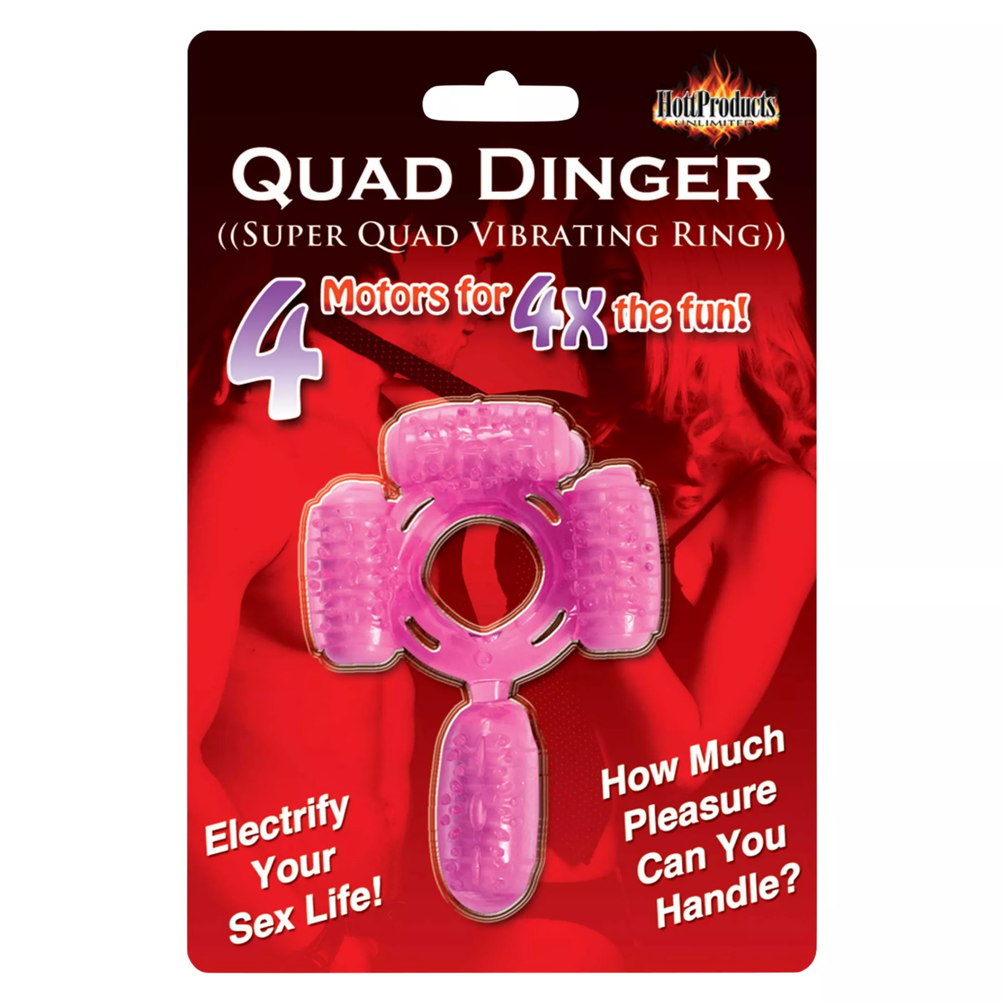 Quad Dinger Vibrating Cock Ring at Spencer's