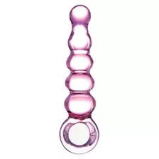 Beaded Glass Butt Plug - 7.5 Inch at Spencer's