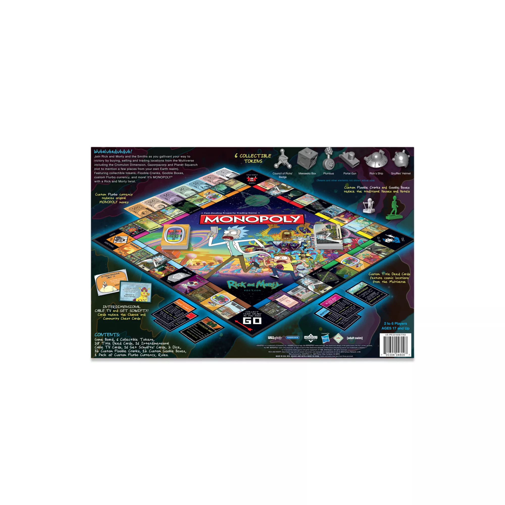 Rick and Morty Monopoly Board Game at Spencer's