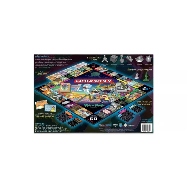 Rick and Morty Monopoly Board Game at Spencer's