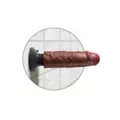 King Cock Brown Vibrating Suction Cup Dildo at Spencer's