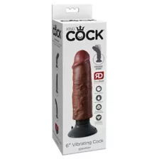 King Cock Brown Vibrating Suction Cup Dildo at Spencer's