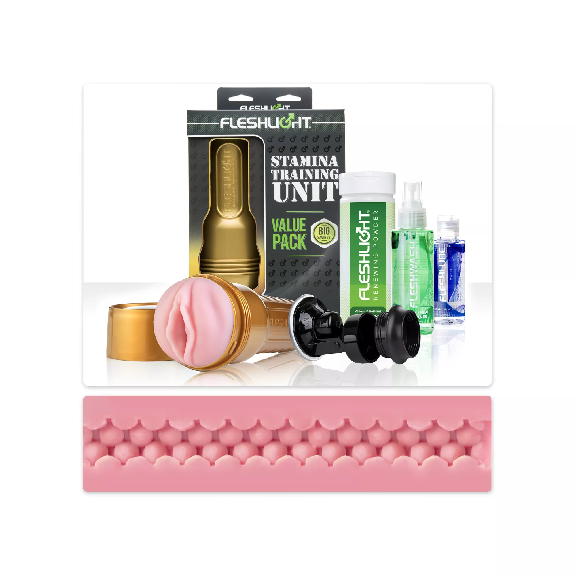 Fleshlight Stamina Training Unit Value Pack at Spencer's