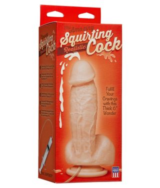 The Amazing Squirting Suction Cup Dildo - 7 Inch