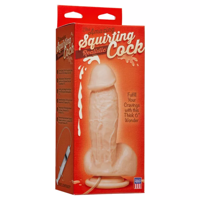 The Amazing Squirting Suction Cup Dildo - 7 Inch