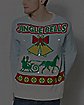 Adult Singing Light Up Jingle Bells Ugly Christmas Sweater