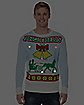 Adult Singing Light Up Jingle Bells Ugly Christmas Sweater