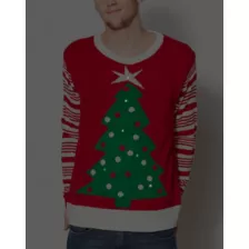 Adult Light-Up Tree Ugly Christmas Sweater at Spirit Halloween