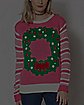 Adult Light Up Wreath Ugly Christmas Sweater