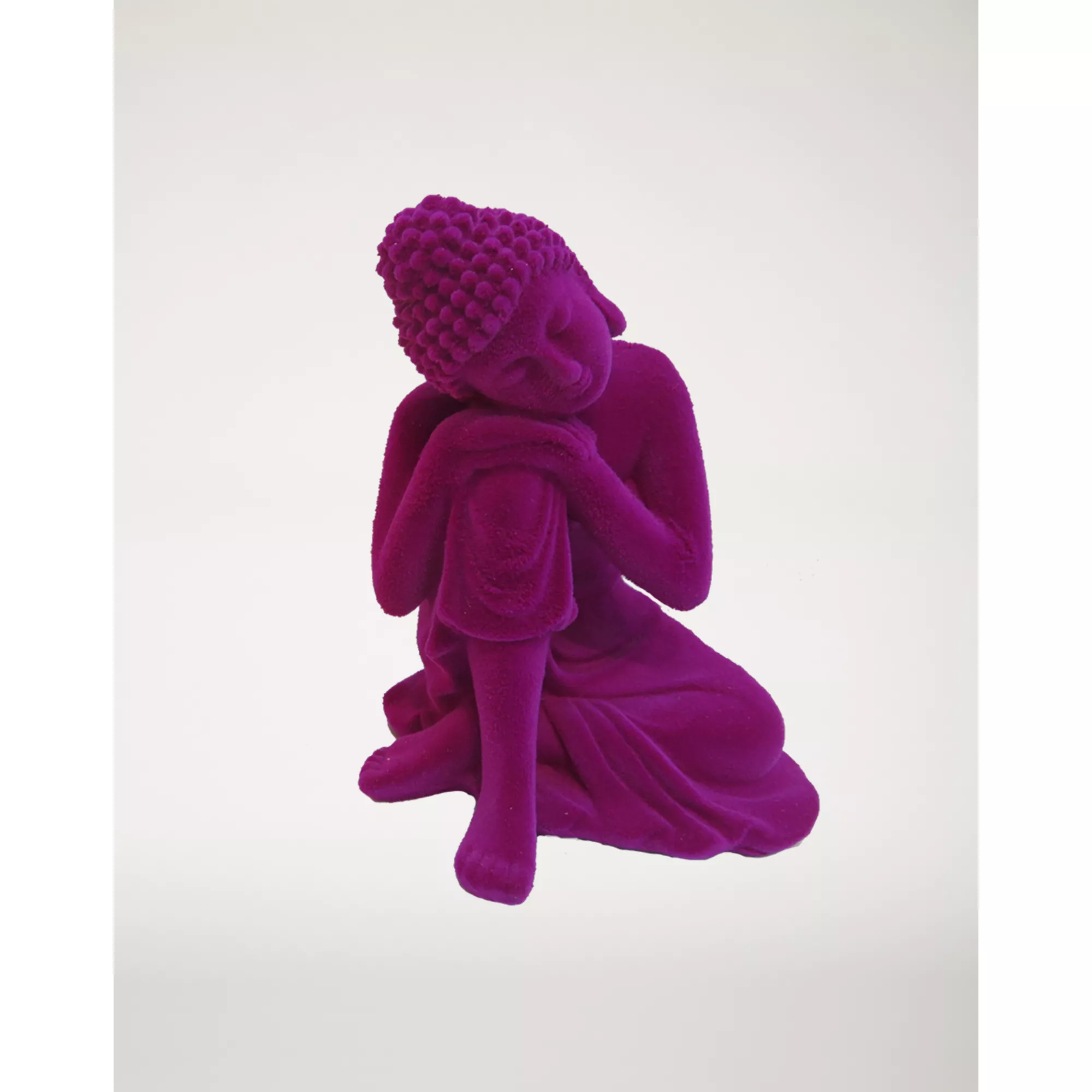 Purple Leaning Buddha Figurine at Spencer's