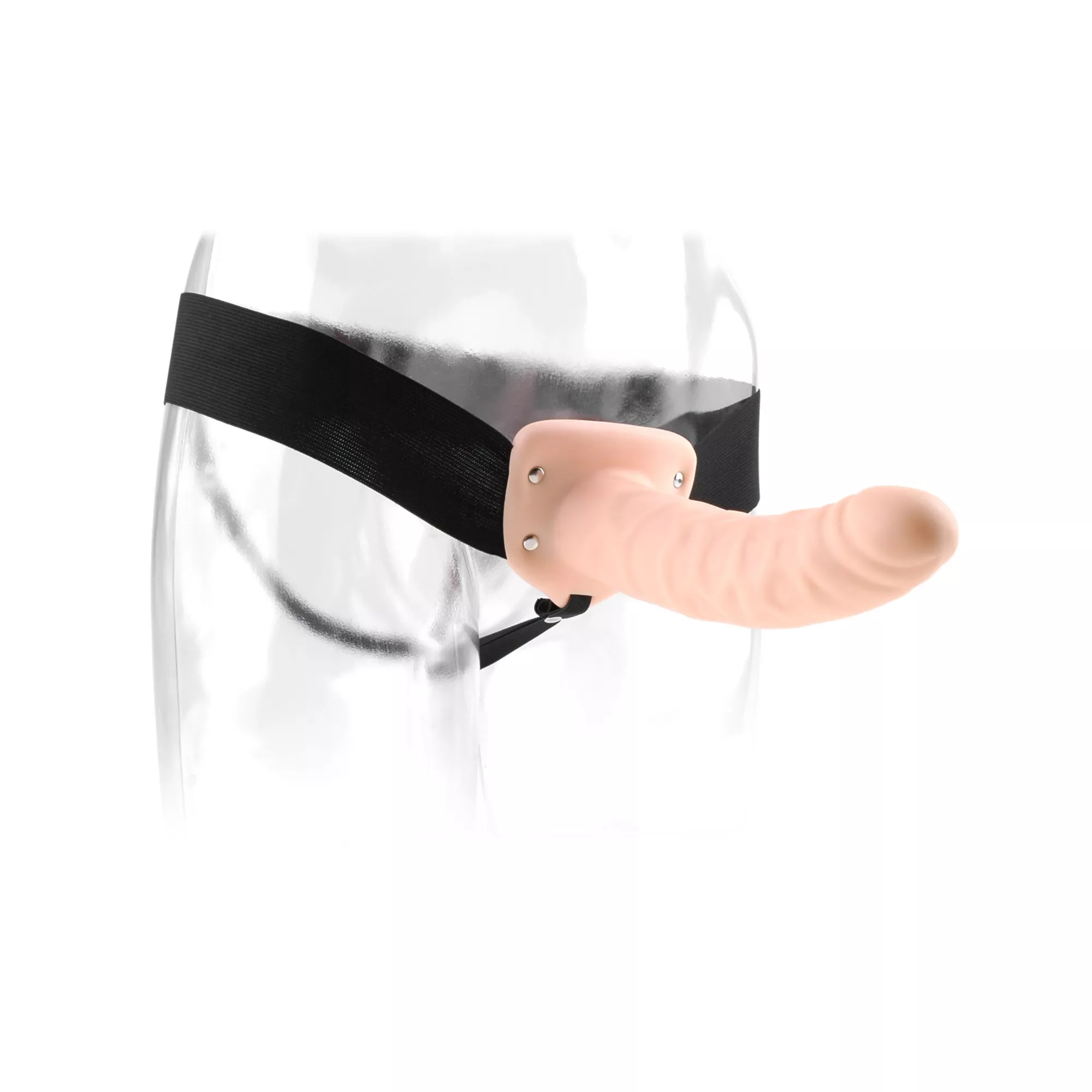 Hollow Strap On Dildo 8 Inch - Fetish Fantasy at Spencer's