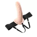 Hollow Strap On Dildo 8 Inch - Fetish Fantasy at Spencer's