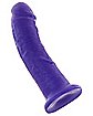 The Big D Dildo 8 Inch Purple - Hott Love Extreme